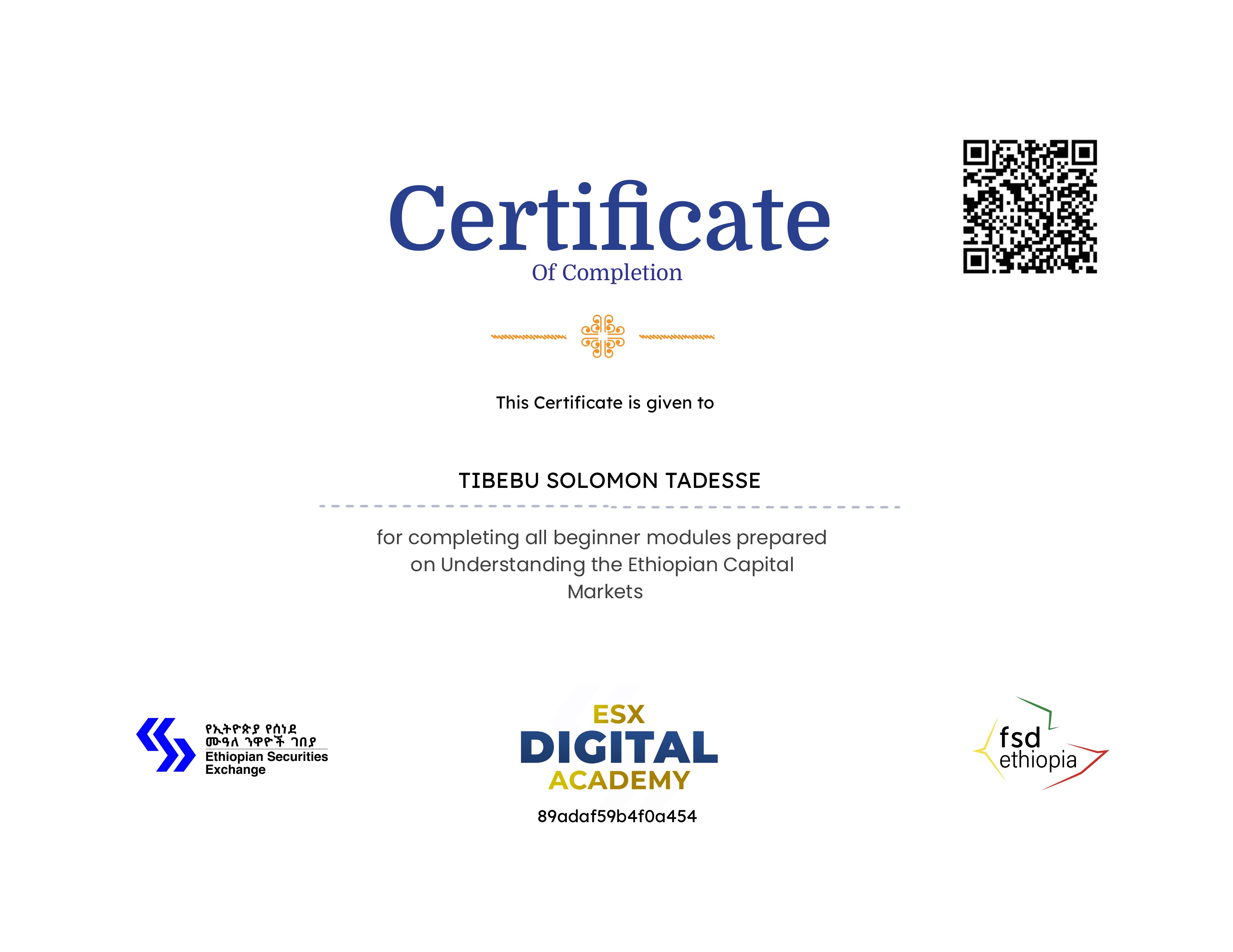 Module 5 - the Ethiopian Securities Exchange (ESX)